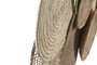 DKD Home Decor Decoración de Pared Seagrass y Jacinto de Agua 107x69x4 cm