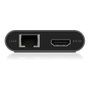 ICY BOX IB-DK4050-CPD USB-C 12-en-1 Docking Station con PD 100W