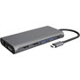 ICY BOX IB-DK4050-CPD Docking Station 12-en-1 USB-C 100W PD