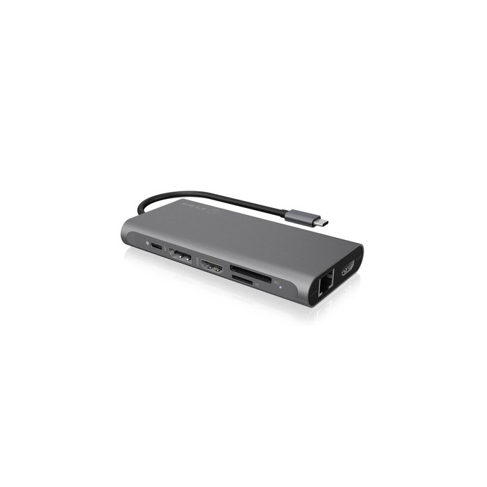 ICY BOX IB-DK4050-CPD Docking Station 12-en-1 USB-C 100W PD ICY BOX IB-DK4050-CPD Docking Station 12-en-1 USB-C 100W PD