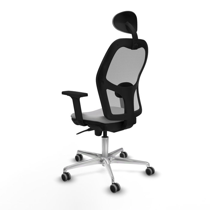 PIQUERAS Y CRESPO Silla de oficina Jorquera Gris con mecanismo Sincro