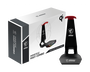 MSI Soporte para Auriculares IMMERSE HS01 COMBO S98-0700020-CLA Cargador Inalámbrico Negro Rojo