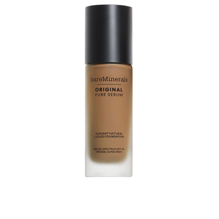 Bare Minerals ORIGINAL PURE SERUM liquid foundation #Medium Deep Warm 4.5 Base de Maquillaje 30 ml Bare Minerals ORIGINAL PURE SERUM liquid foundation #Medium Deep Warm 4.5 Base de Maquillaje 30 ml