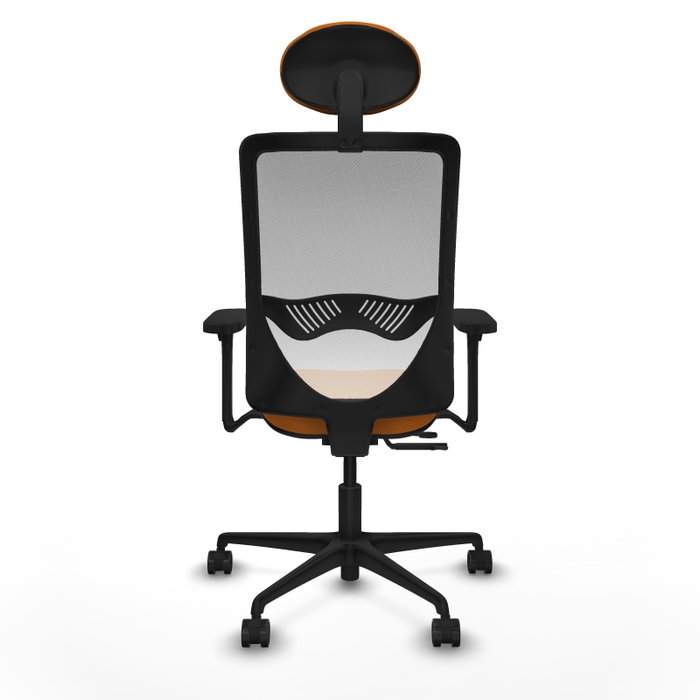 PIQUERAS Y CRESPO Silla de oficina Zulema Naranja y Blanco PIQUERAS Y CRESPO Silla de oficina Zulema Naranja y Blanco