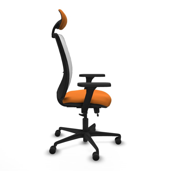 PIQUERAS Y CRESPO Silla de oficina Zulema Naranja y Blanco PIQUERAS Y CRESPO Silla de oficina Zulema Naranja y Blanco