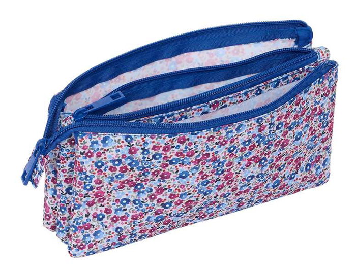 Safta Porta Lápices flores coimbra azul 22x12x3 cm Safta Porta Lápices flores coimbra azul 22x12x3 cm