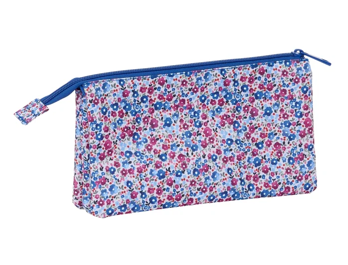 Safta Estuche portatodo Flores Coimbra Azul Safta Estuche portatodo Flores Coimbra Azul