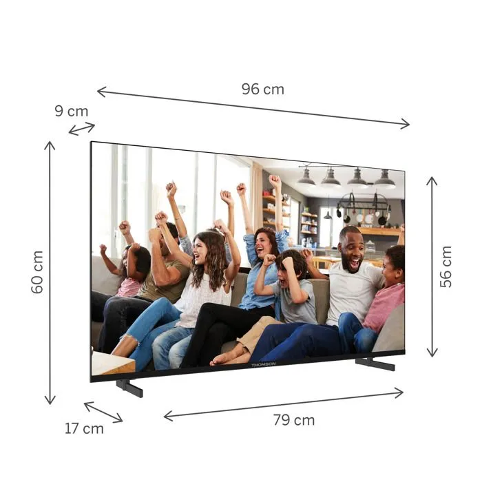 Thomson 43UG4S14 Televisor LED 43" 4K UHD Google TV 2xHDMI 2.0 + 2xHDMI 2.1 THO9120106661576 Thomson 43UG4S14 Televisor LED 43" 4K UHD Google TV 2xHDMI 2.0 + 2xHDMI 2.1 THO9120106661576