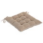 DKD Home Decor Cojín para Silla de Exterior Beige 40x40x5 cm