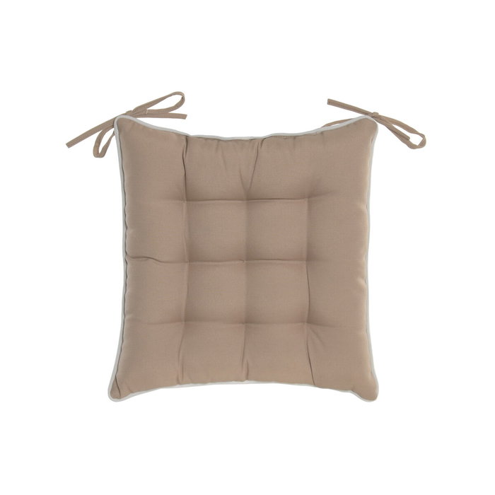 DKD Home Decor Cojín para Silla de Exterior Beige 40x40x5 cm DKD Home Decor Cojín para Silla de Exterior Beige 40x40x5 cm