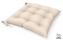 DKD Home Decor Cojín para Silla de Exterior Beige 40x40x5 cm