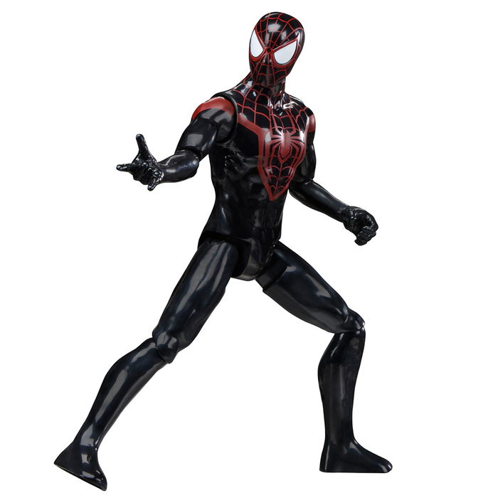 Hasbro Figura Titan Series G2857 Marvel Miles Morales - Juguete de Acción de 30 cm, Detalles de Cómic, Edad +4 Años