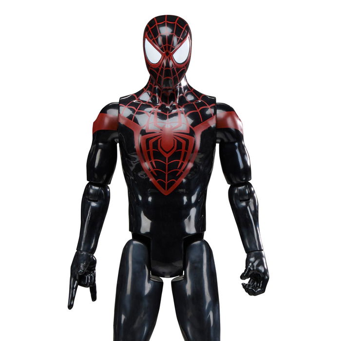 Hasbro Figura Titan Series G2857 Marvel Miles Morales - Juguete de Acción de 30 cm, Detalles de Cómic, Edad +4 Años