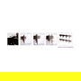 ROLINE Video-Wand-Loesung 17.03.1252 - Soportes de Pared Duales para Digital Signage, Metal Negro, 2 Pantallas, 50 kg