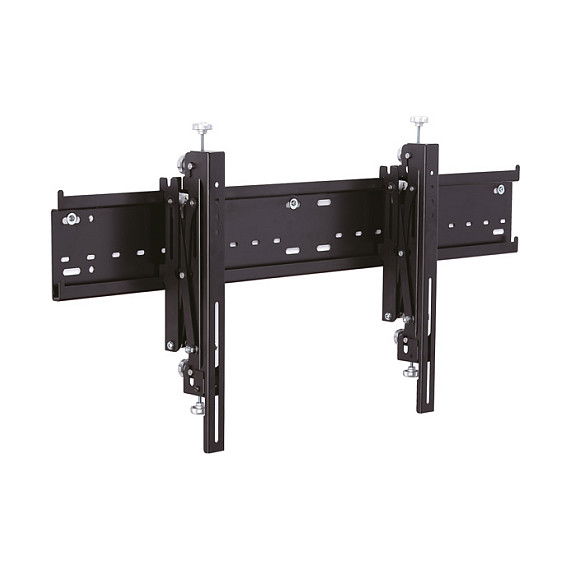 ROLINE Video-Wand-Loesung 17.03.1252 - Soportes de Pared Duales para Digital Signage, Metal Negro, 2 Pantallas, 50 kg