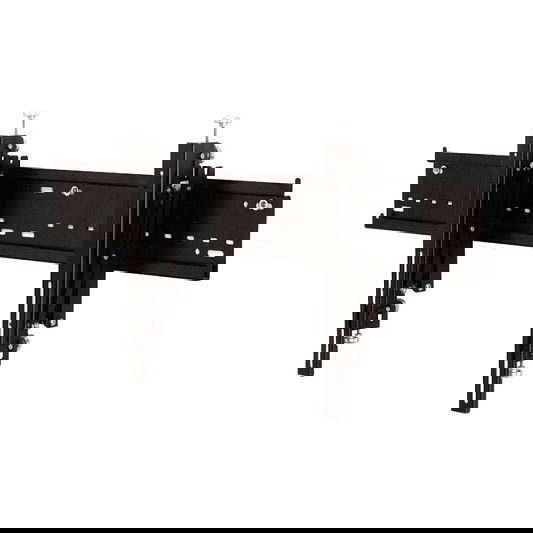 ROLINE Video-Wand-Loesung 17.03.1252 - Soportes de Pared Duales para Digital Signage, Metal Negro, 2 Pantallas, 50 kg