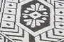 DKD Home Decor Alfombra Blanco Negro 210 x 1 x 150 cm (2 Unidades)