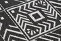DKD Home Decor Alfombra Blanco Negro 210 x 1 x 150 cm (2 Unidades)
