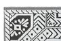 DKD Home Decor Alfombra Blanco Negro 210 x 1 x 150 cm (2 Unidades)