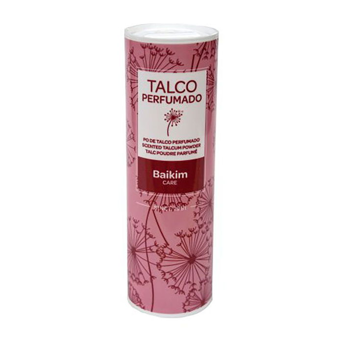Baikim Talco Perfumado 200 g para Piel Seca y Fresca con Agradable Aroma para Adultos y Niños