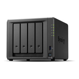 Synology DS925+ - Servidor NAS DiskStation - 4 bahías, procesador AMD Ryzen Quad-Core, 4 GB RAM, doble puerto 2.5GbE, 2 ranuras M.2 NVMe para caché SSD