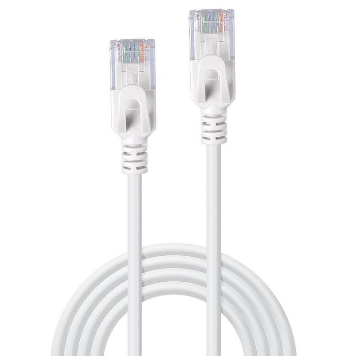Lindy 1m Cat.6A U/UTP LSZH Ultra Slim Network Cable, Grey
