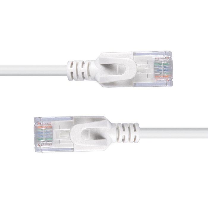 Lindy 1m Cat.6A U/UTP LSZH Ultra Slim Network Cable, Grey