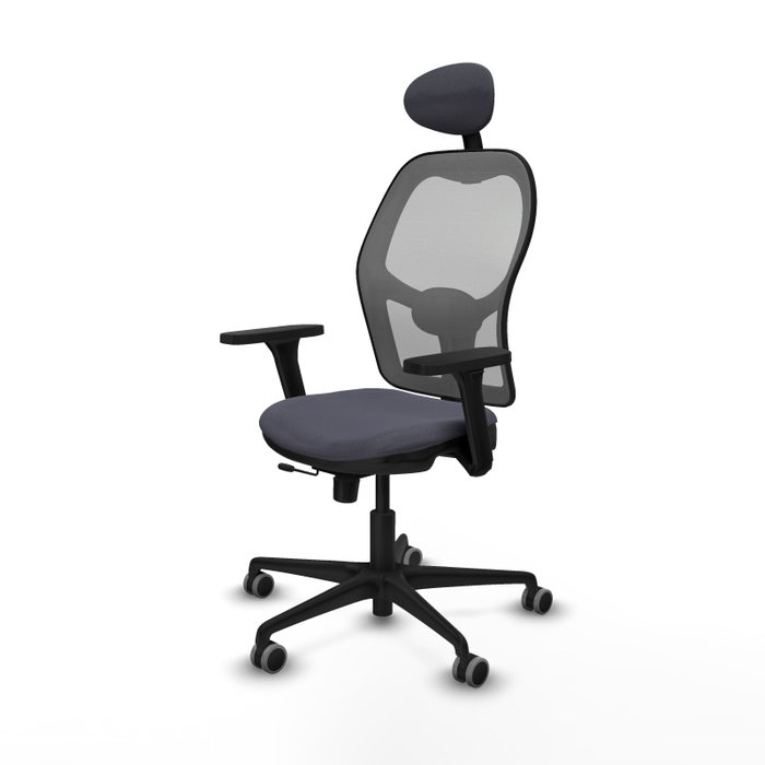 PIQUERAS Y CRESPO Silla de oficina Jorquera con mecanismo Sincro/Traslack Gris