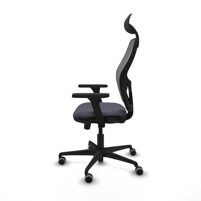 PIQUERAS Y CRESPO Silla de oficina Jorquera con mecanismo Sincro/Traslack Gris