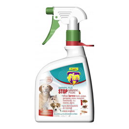 Flower Garrapul Plus Stop Garrapatas y Pulgas para Mascotas - Insecticida y Acaricida en Spray, Fórmula No Tóxica de Acción Rápida y Duradera, Efecto Repelente Inmediato, 1 Litro