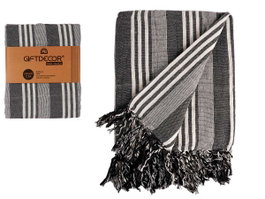 GIFTDECOR Multiusos Rayas Gris Oscuro 235x205cm