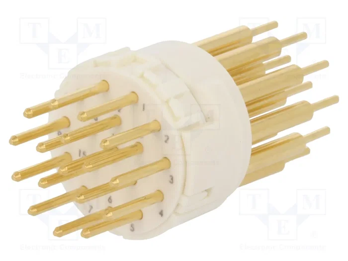 HARTING Conector M23 macho con plantilla de 17 pines, industrial HARTING Conector M23 macho con plantilla de 17 pines, industrial