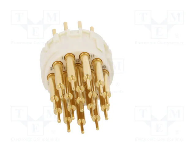 HARTING Conector M23 macho con plantilla de 17 pines, industrial HARTING Conector M23 macho con plantilla de 17 pines, industrial