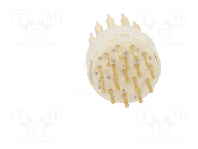 HARTING Conector M23 macho con plantilla de 17 pines, industrial HARTING Conector M23 macho con plantilla de 17 pines, industrial