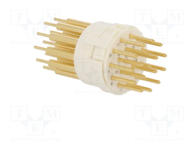 HARTING Conector M23 macho con plantilla de 17 pines, industrial HARTING Conector M23 macho con plantilla de 17 pines, industrial
