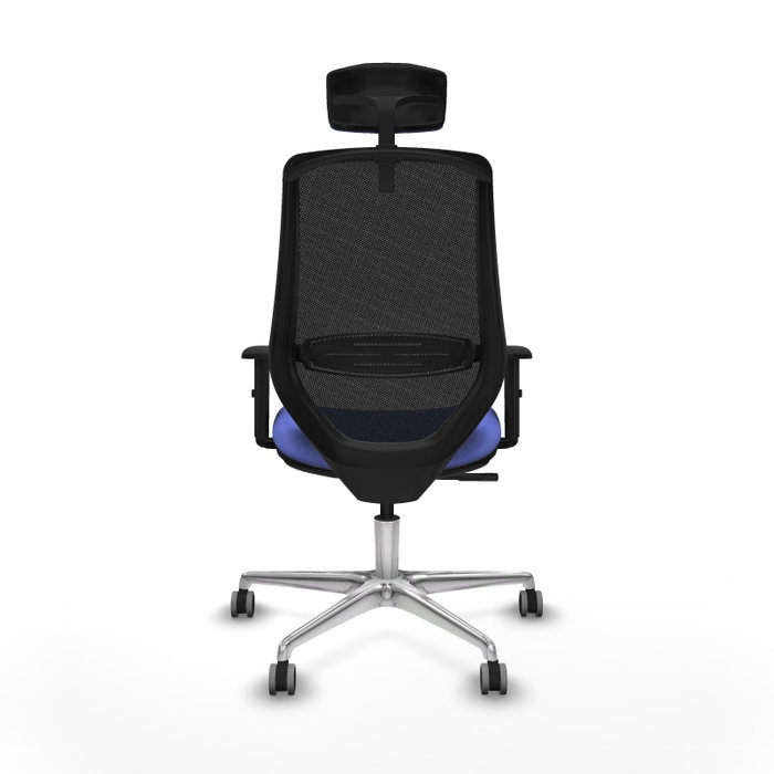PIQUERAS Y CRESPO Silla de oficina Mardos con mecanismo Sincro, Azul claro y Negro