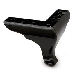 Q&Q Pata Plástico Okaliptus 180x180 H140 Negro para Sofá y Mueble