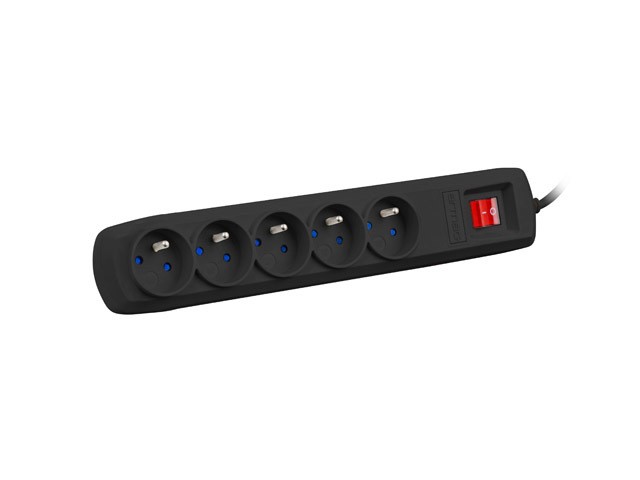 Armac ARC 5 Regleta de 5 tomas, cable de 1,5m, negra
