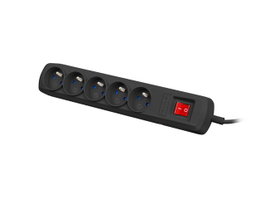 Armac ARC 5 Regleta de 5 tomas, cable de 1,5m, negra