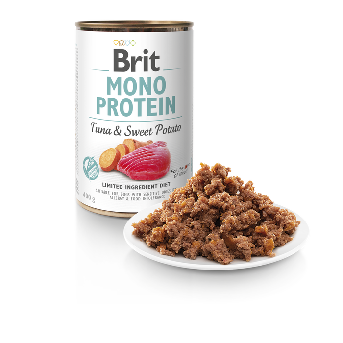 Brit Mono Protein con Atún y Boniato 6x400g