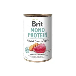 Brit Mono Protein Atún y Patata 6x400 gr Alimento Húmedo para Perros