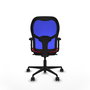 PIQUERAS Y CRESPO Silla de oficina Jorquera Rojo/Azul