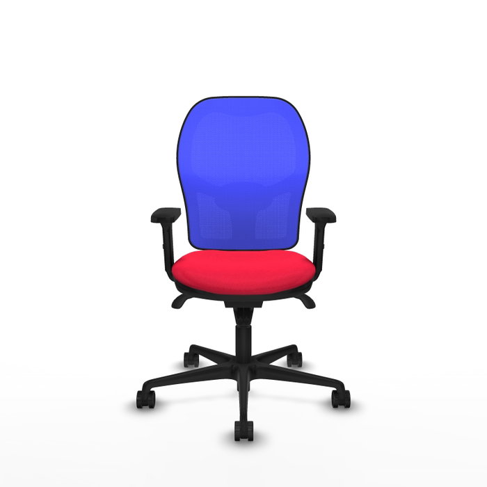 PIQUERAS Y CRESPO Silla de oficina Jorquera Rojo/Azul