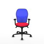 PIQUERAS Y CRESPO Silla de oficina Jorquera Rojo/Azul