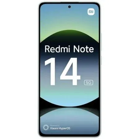 Xiaomi Redmi Note 14 5G Smartphone, 6.67' AMOLED 120Hz, 108MP Cámara AI, 6GB RAM 128GB, MediaTek Dimensity 7025-Ultra, Batería 5110mAh, Carga 45W, IP64, Verde