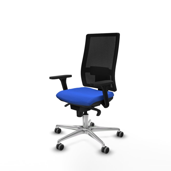 PIQUERAS Y CRESPO Silla de oficina Horna con mecanismo Sincro, Azul y Negro PIQUERAS Y CRESPO Silla de oficina Horna con mecanismo Sincro, Azul y Negro