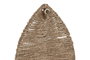 DKD Home Decor Perchero Pared Tropical Natural Yute Metal Set de 3 Piezas 4 x 26 x 12 cm