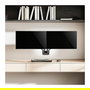 EQUIP Soporte de Monitor 17"-32" para 2 Pantallas TFT, Giro 180°, 2 Brazos Articulados, Capacidad 9Kg, Color Negro