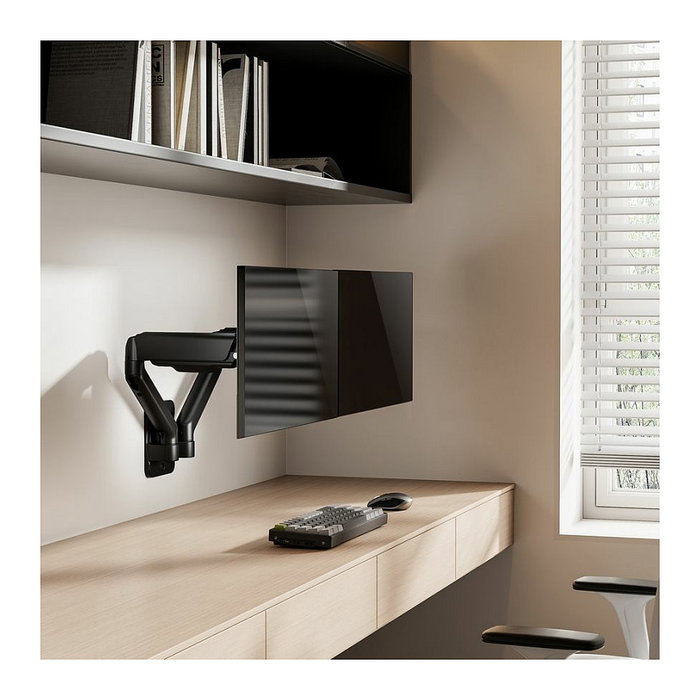 EQUIP Soporte de Monitor 17"-32" para 2 Pantallas TFT, Giro 180°, 2 Brazos Articulados, Capacidad 9Kg, Color Negro EQUIP Soporte de Monitor 17"-32" para 2 Pantallas TFT, Giro 180°, 2 Brazos Articulados, Capacidad 9Kg, Color Negro