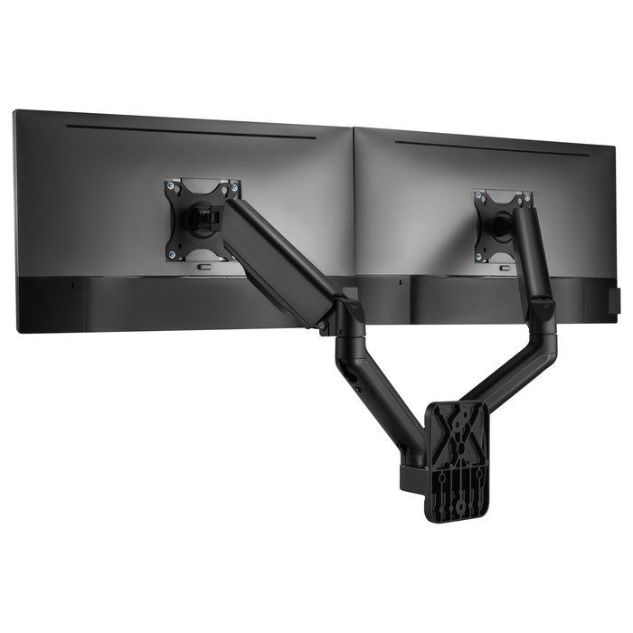 EQUIP Soporte de Monitor 17"-32" para 2 Pantallas TFT, Giro 180°, 2 Brazos Articulados, Capacidad 9Kg, Color Negro EQUIP Soporte de Monitor 17"-32" para 2 Pantallas TFT, Giro 180°, 2 Brazos Articulados, Capacidad 9Kg, Color Negro